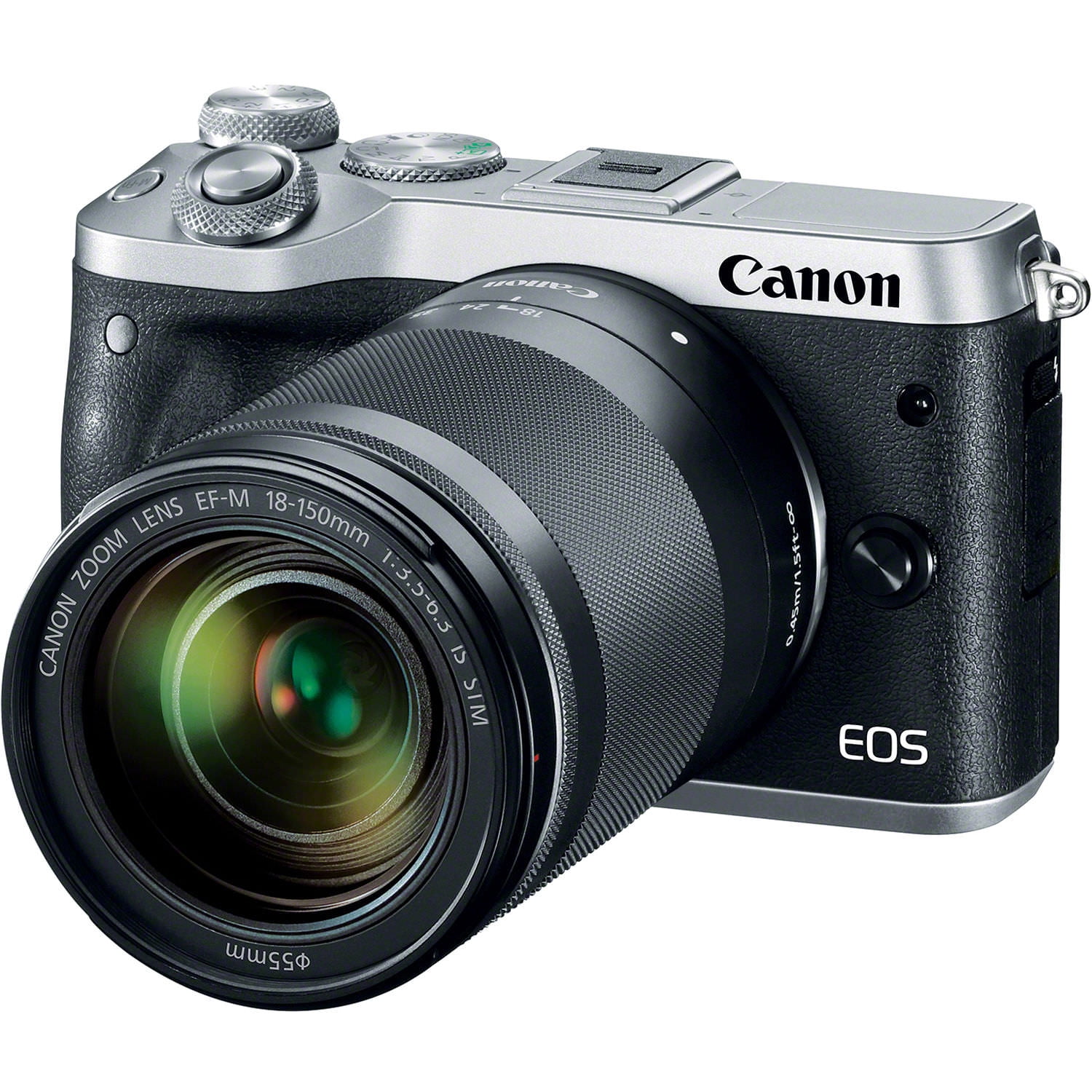 Canon EOS M6 Mirrorless Digital Camera with 18-150mm Lens (Silver