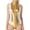 Gold, variant on Women's One Piece Leather Jumpsuit Zipper Front Sleeveless High Neck Backless Faux Party Romper Valentine's Day Gift Sleepwear Gold