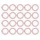 thumbnail image 4 of 40 anillos para carpetas, multifunción, varios colores, agujero redondo, papel de hojas sueltas, anillos individuales, color rosa, 4 of 5