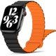 thumbnail image 1 of Compatible con correas Apple Watch de 45 mm, 44 mm, 42 mm, 41 mm, 40 mm y 38 mm, correa fina de silicona con cierre magnético [uso en ambos lados] para iWatch SE Series 7, 6, 5 y 4, 1 of 5