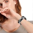 thumbnail image 4 of Stretchy Nylon Bands Compatible with Apple Watch 42mm 44mm 45mm,Adjustable Elastic Sport Band Women and Men Wristbands for iWatch Series 7 6 5 4 3 2, 4 of 4
