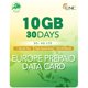 thumbnail image 1 of Tarjeta SIM de Europa ENC Mobile 30 días 10 GB 5G/4G LTE + ilimitado, 1 of 7
