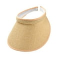 thumbnail image 4 of Jumpingount Sombreros para el sol Protección Gorras con clip Visera transpirable Ala ancha Parte abierta beige Type2 NO2, 4 of 6