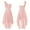 Pink, variant on TiaoBug Kids Girls One-Shoulder Paryty Dress Wedding Bridesmaid Dresses