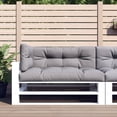 thumbnail image 1 of vidaXL Pallet Cushions 3 pcs Grey Fabric, 1 of 5