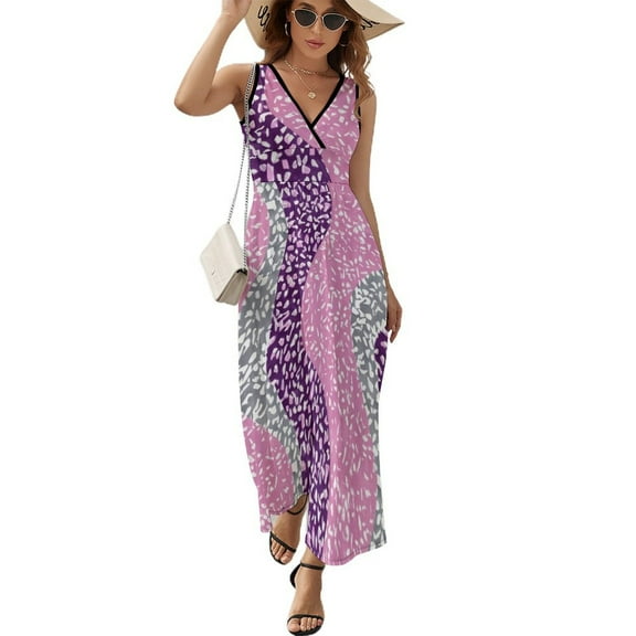 Animal Print Patterns Art Sleeveless Dress Women's Summer Suit Dresses for Women 2025 Luxury Party Dress