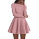 thumbnail image 1 of Vestido PRETTYGARDEN Otoño 2025 Manga Larga Línea A Mini Rosa M, 1 of 8