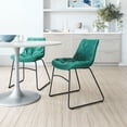 thumbnail image 6 of Tammy Dining Chair Green Dining Chair, Modern Style, Soft and smooth velvet fabric, Plywood, Indoor Dining, 6 of 12