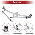 thumbnail image 4 of Brazo de enlace del limpiaparabrisas delantero para Audi A3 8L1 1996-2000 No.1J1955603, 4 of 6