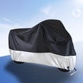 thumbnail image 3 of Fundas para motocicletas, fundas impermeables para exteriores para motos con orificios para cerradura, se adaptan hasta motocicletas-265X105X125cm, 3 of 5
