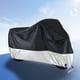 thumbnail image 1 of Cubierta impermeable para motocicleta para todas las estaciones, negra, se adapta a motores de hasta 92.5" (grandes y con orificios para candados), 1 of 5