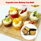 thumbnail image 4 of Matsuzay Paquete de 100 Cupcake Liner Mold Pastelería Postre Galletas Pastel Taza Bandeja Envolturas Comedor Hotel Café Cocina Herramienta Herramientas y accesorios para hornear café dorado, 4 of 6