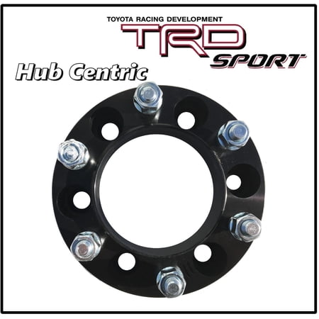 1 PC TOYOTA 2" THICK BLACK WHEEL SPACERS HUB CENTRIC ADAPTERS 6X139 OR 6X5.5