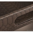 thumbnail image 7 of Home Redefined 17.5”x12” Rectangle Snake Faux Leather Decorative Serving Tray with Handles, Brown, 7 of 7