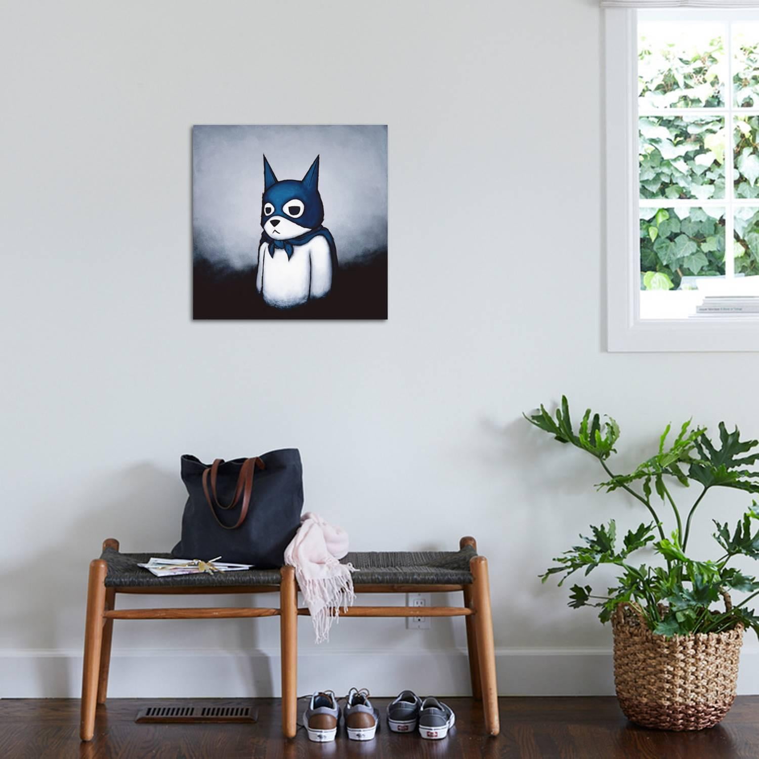 絵画 Luke Chueh Bat Bear original print Bat Bear by Luke Chueh - Eyes On Walls