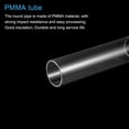 thumbnail image 4 of Unique Bargains Tuyau Acrylique Transparent Tube Rond Rigide 36mm ID 40mm OD 6 Pouces pour Lampes et Lanternes Système de Refroidissement par Eau, 4 of 6