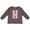 Charcoal Grey, variant on Inktastic Pink and White Polka Dots Letter H Boys or Girls Long Sleeve Toddler T-Shirt