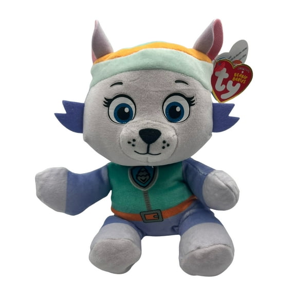 Ty Beanie Baby - Everest the Dog  – Paw Patrol  - Stuffed Animal
