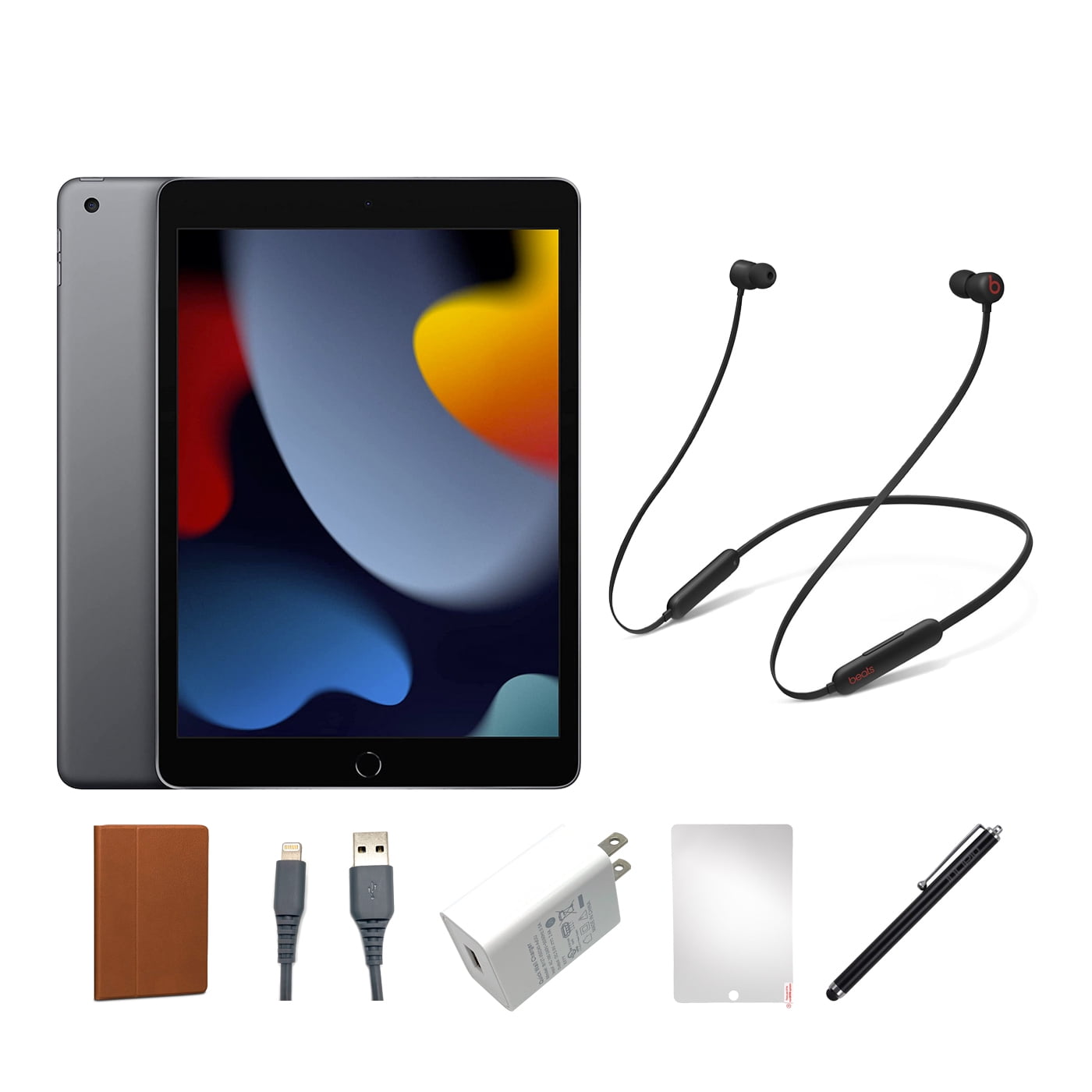 Restored Apple iPad 8 (2020) Bundle, 32GB, Space Gray, Wi-Fi