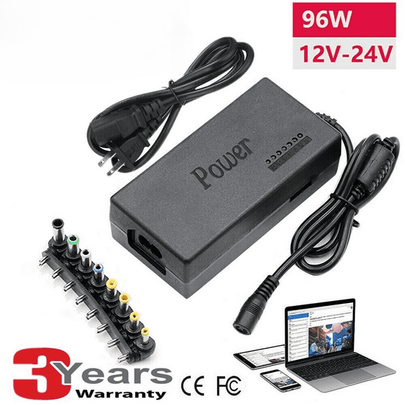 Cocobaby 96W Universal Laptop Charger Adapter For Notebook 12-24V Adjustable Power Supply