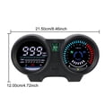 thumbnail image 4 of Odómetro del Velocímetro Lcd de Motocicleta, Luz de Retroiluminación Universal de 7 Colores DC 12V de Tacómetro de Motocicleta para CG125 CG150 Fan150, 4 of 7