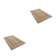 thumbnail image 2 of Matsuzay Alfombrilla de baño de secado rápido de felpa con fondo antideslizante para un agarre seguro alfombra de baño absorbente caqui Caqui 40*60cm 2Conjunto, 2 of 6