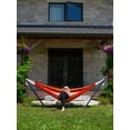 thumbnail image 4 of Vivere Brazilian Style Sunbrella Double Hammock with Steel Stand Combo, Sunset, 4 of 4