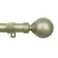 thumbnail image 2 of Globe 1" Curtain Rod-Color:Light Gold,Size:160-240", 2 of 3