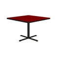 thumbnail image 1 of Correll BXT42S-35 42" Square Dining Height Table - Laminate, Red, 1 of 1