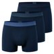 thumbnail image 1 of SCHIESSER Bóxers para hombre, paquete de 3 - «95/5», bañadores, algodón elástico, cintura con logotipo Azul 2XL (XX-Large), 1 of 4