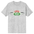 thumbnail image 7 of Friends Central Perk Logo Men's Athletic Heather Short Sleeve Crew Neck Tee-XL, 7 of 7
