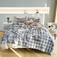 thumbnail image 4 of Plush Fluffy Blanket - Super Soft Blankets Fuzzy Throw Blanket For Bed, Cozy, 4 of 8