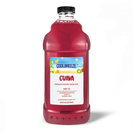 Cool Breeze Beverages Shelf Stable All Natural Fruit Drink Mix – 1/2 Gal (64fl oz) Bottle – Guava PINK Cool Breeze Beverages Shelf Stable All Natural Fruit Drink Mix – 1/2 Gal (64fl oz) Bottle – Guava PINK