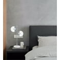 thumbnail image 2 of Living District LD6155C Eclipse 2 Light Table Lamp with Clear Glass, Chrome, 2 of 4