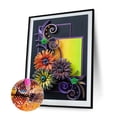 thumbnail image 2 of Cuadros Decorativos Taladro en forma especial parcial de bricolaje 5D planta de quilling de pintura de diamante (UP247) Sywqhk Nuevos Originales, 2 of 9