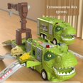 thumbnail image 1 of Vehículo de juego de dinosaurios para niños, camión transportador de coche, regalo Montessori, pista de carreras, 2023, 1 of 4