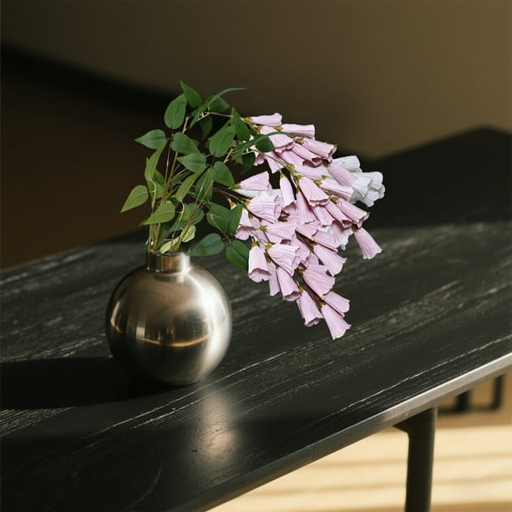 Gmogad 3.84FT Artificial Wisteria Vine Hanging Garland Fake Flowers for Wedding Home Party Decor - 135CM Silk UV Resistant Outdoor Plants for Garden Porch Ceiling Decoration