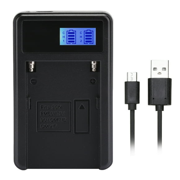 NP SEIVI NEGRO LED LED LIGHT LCD Cantidad Eléctrica Pantalla Cargador De Batería Para NP F550 F960 F970