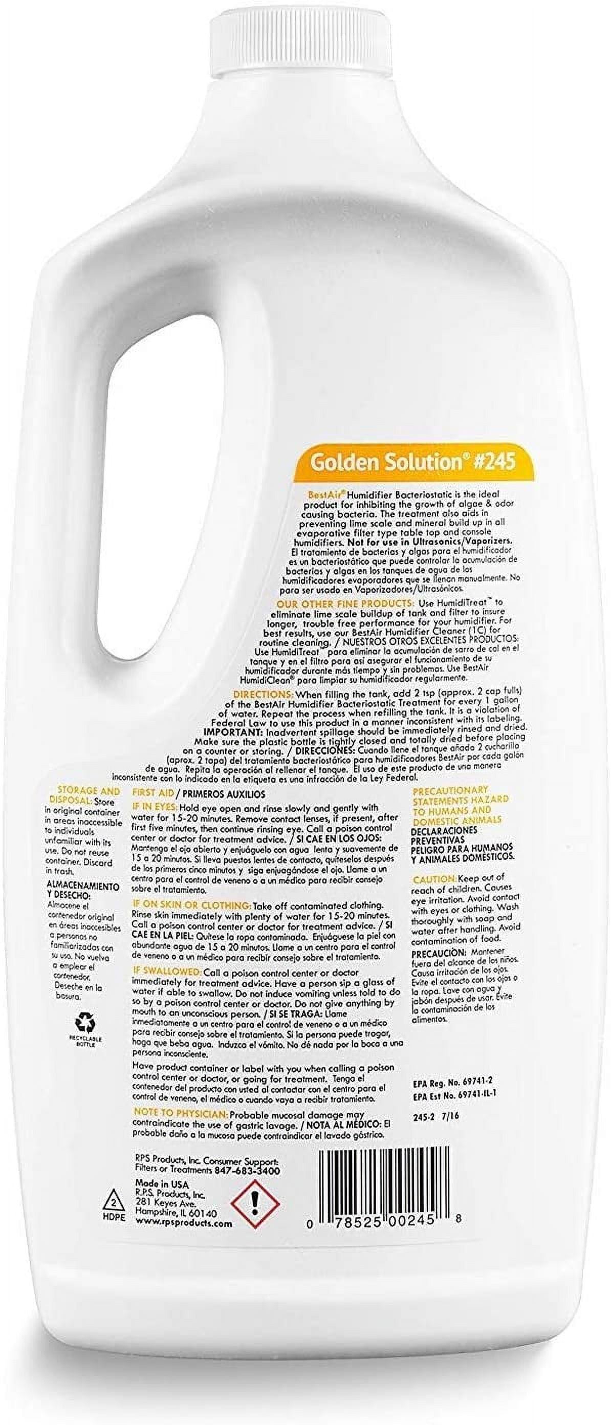 Best Air 245 32 Ounce Bacteriastatic
