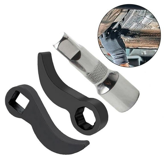 3-Piece Pry Bar Wrench Adapter Set for Durable Versatile Tools in Tight Spaces for Automotive and Home Repair Work, Heavy-Duty Tools