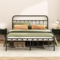 thumbnail image 5 of Metal Bed Frame - Structurally Stable Heavy Duty Steel Slat Supported Queen Bed Frames,No Box Spring Needed for Easy Removal and Transport., 5 of 9