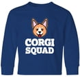 thumbnail image 3 of Inktastic Dog Corgi Squad Long Sleeve Youth T-Shirt, 3 of 5