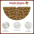 thumbnail image 3 of Defioc Snake Skin for Christmas Tree Skirt Snowman Xmas Tree Skirt Farmhouse Christmas Decorations Tree Mat for Holiday Party Decor-30", 3 of 6