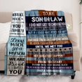 thumbnail image 2 of LHSHID Birthday Gifts for Dad Blanket Flannel Soft and Comfortable Anti static Bed Sofa Blanket 50x60in, 2 of 5
