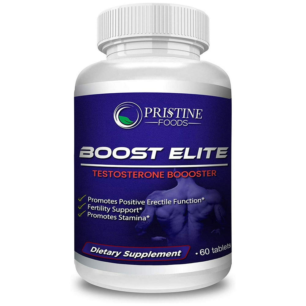 Pristine Foods BOOST ELITE Testosterone Booster for men Male Performance Enhancement Pills