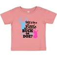 thumbnail image 3 of Inktastic Gender Reveal Will It Be a Little Buck or Doe? Girls Baby T-Shirt, 3 of 5