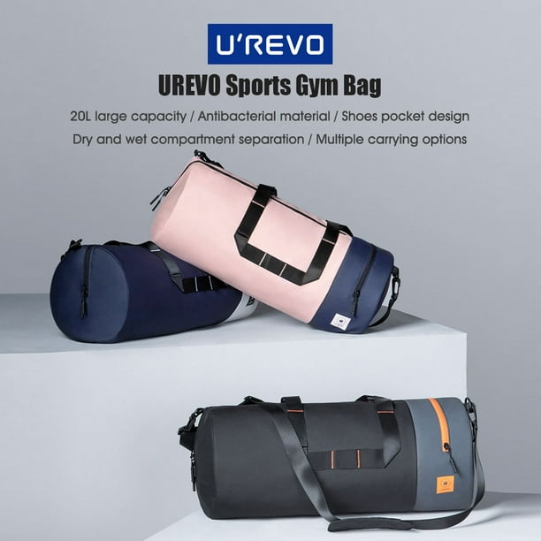 UREVO Sports Gym Bag 20L Multifunctional Travel Duffel Bag description image