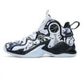 thumbnail image 2 of Bolognifi Men's High - Top Basketball Shoes with Unique Pattern Design, Lightweight and Durable for Sports, 2 of 6