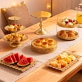 thumbnail image 4 of 6 Pcs Gold Cake Stands Set Metal Dessert Display Tiered Cupcake Holder Tower for Wedding Birthday Party, 4 of 6