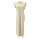thumbnail image 4 of 2025 Vestido largo sin mangas con abertura para mujer: vestido camisero informal y holgado con bolsillos laterales, cuello redondo, tejido ligero, ideal para el verano, tallas S-XXL, 4 of 4